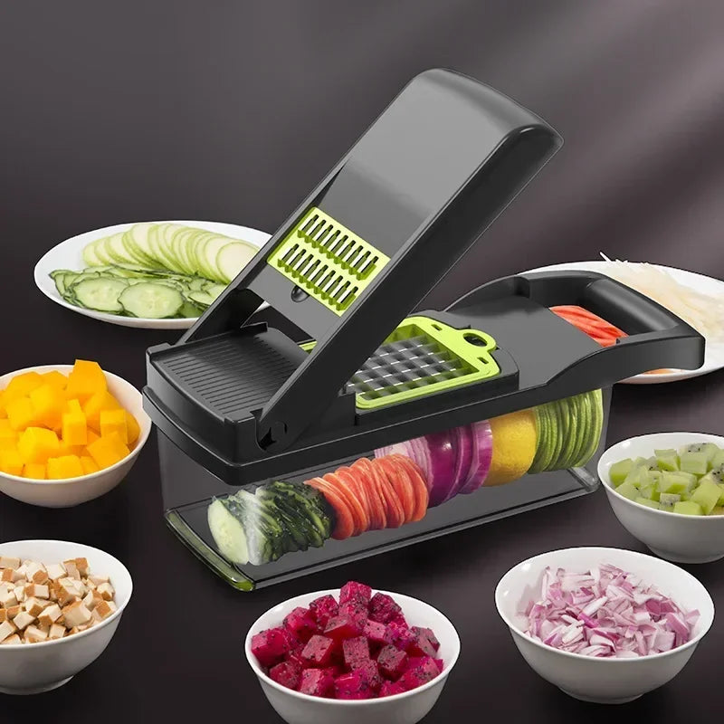 Cortador Multifuncional de Legumes 14 em 1