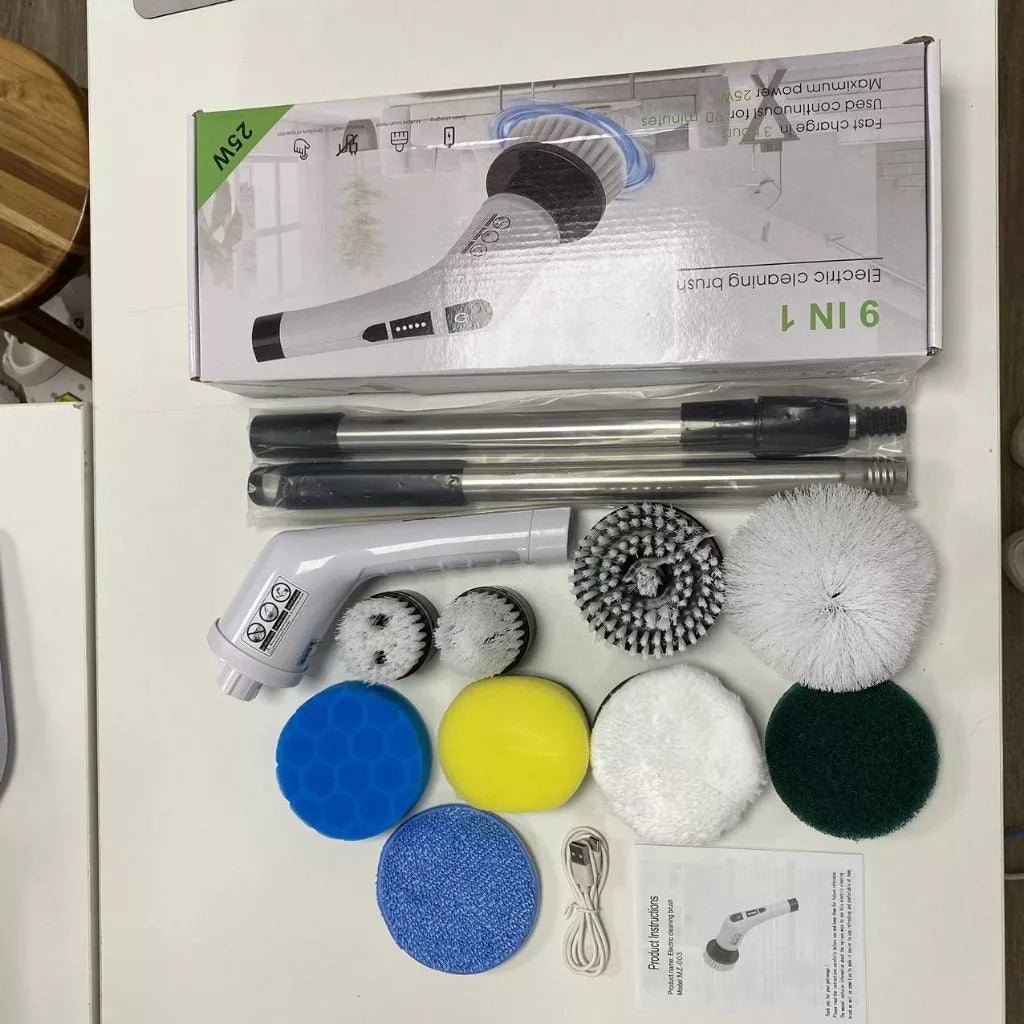 Escova de limpeza Elétrica Portátil 5 em 1 - CleanPro
