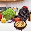 Mini Máquina de Waffles Elétrica Portátil Casa Cozinha Fazer Waffle Panquecas Automático 110V